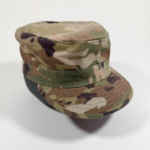 US Army OCP Patrol Cap Size 7 Sekri Scorpion W2 ACU Military Hat H&L Patch